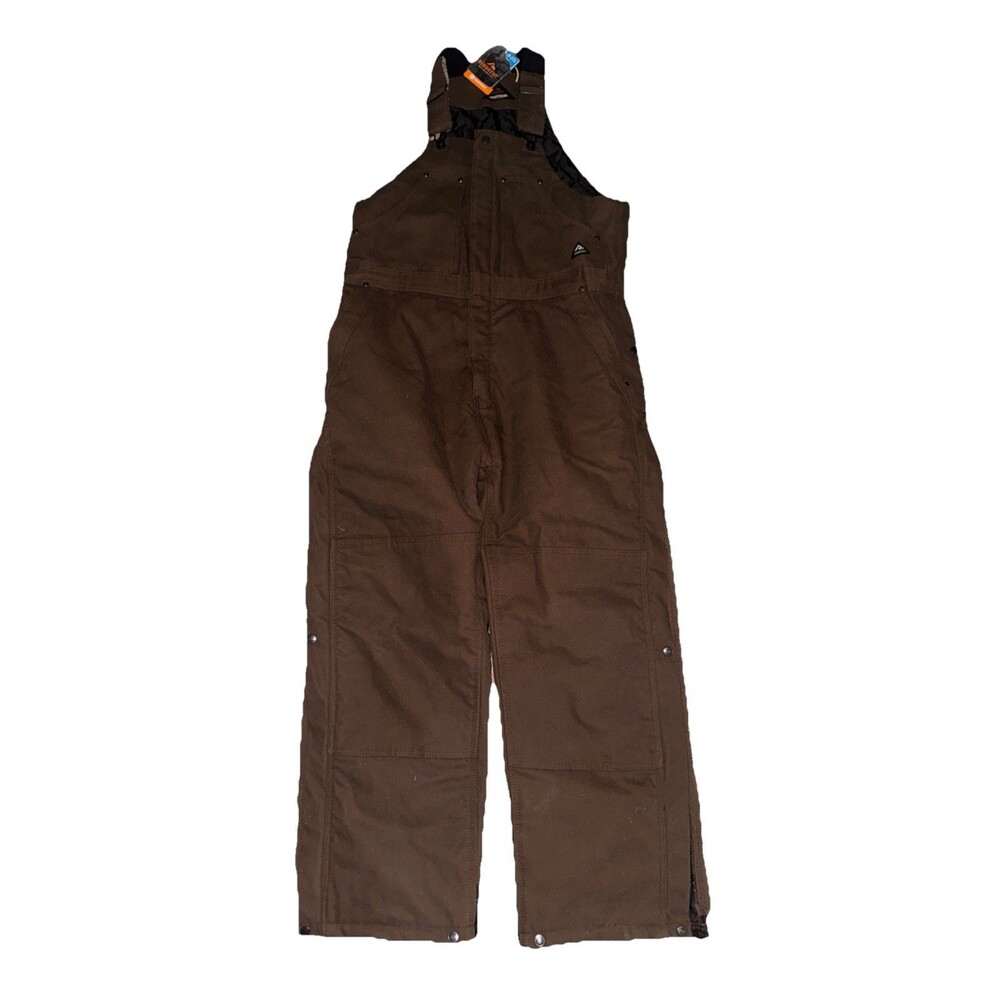 Ridgecut Coveralls Men's Brown Heavyweight Button/Zip Sides Size Large Nwt